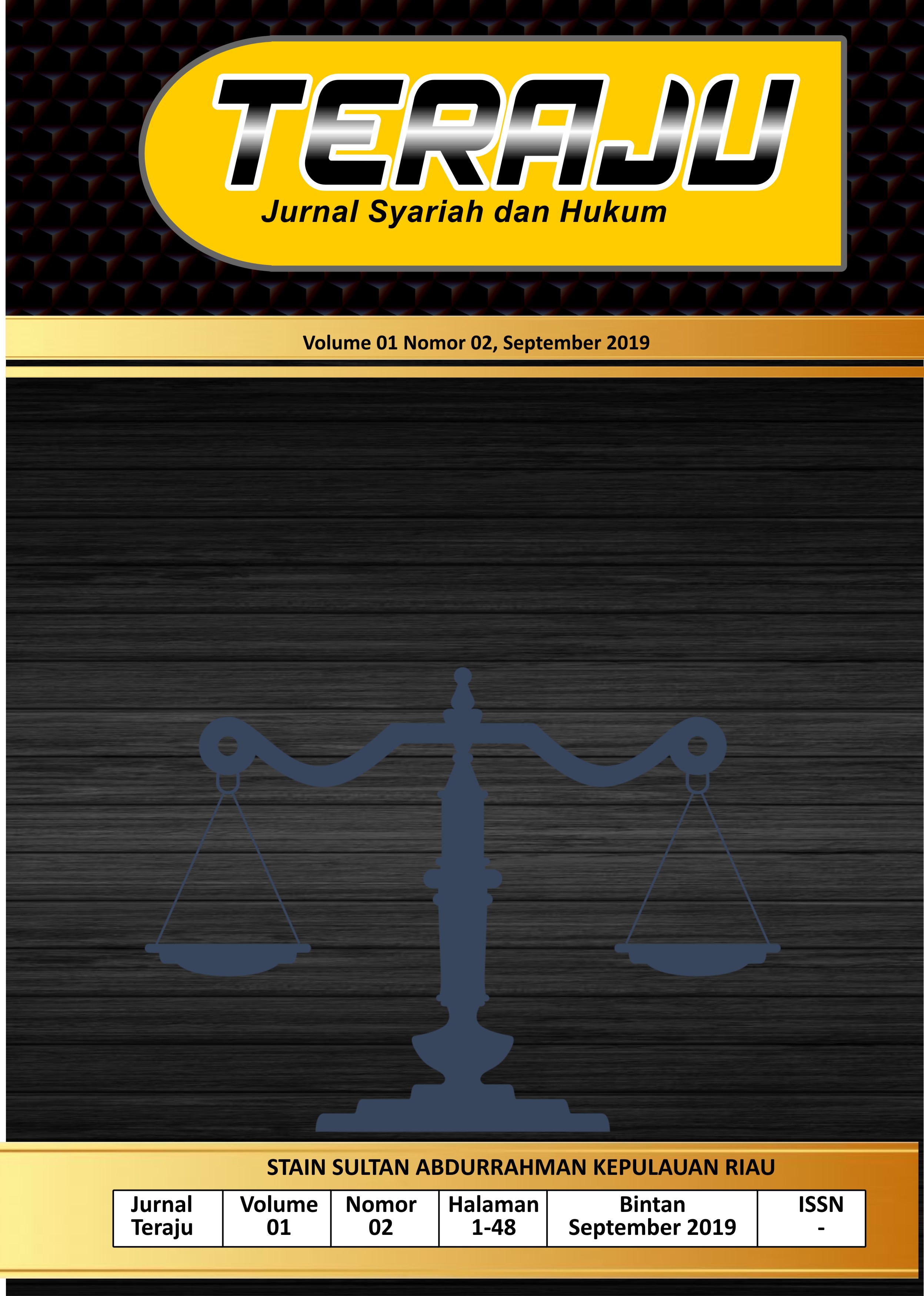 Teraju: Jurnal Syariah dan Hukum